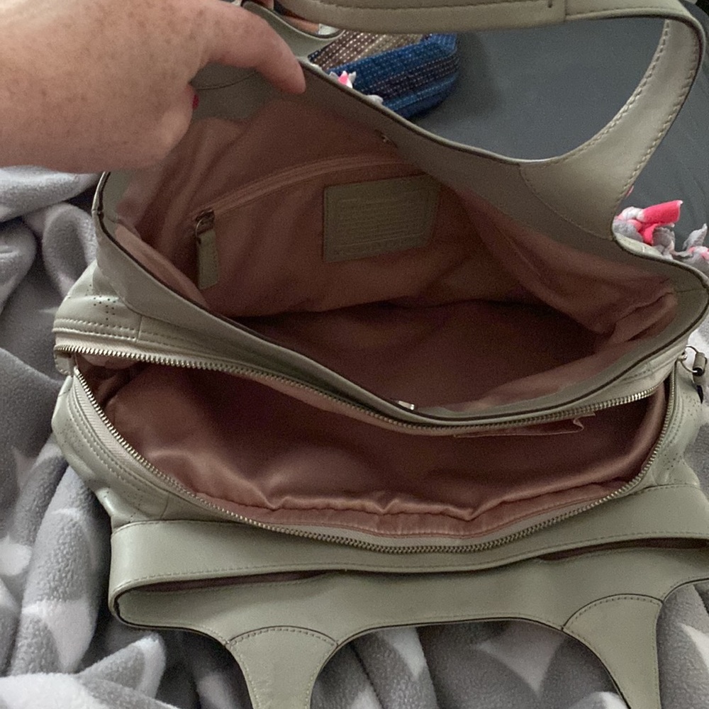 Gray Coach Purse - image 3